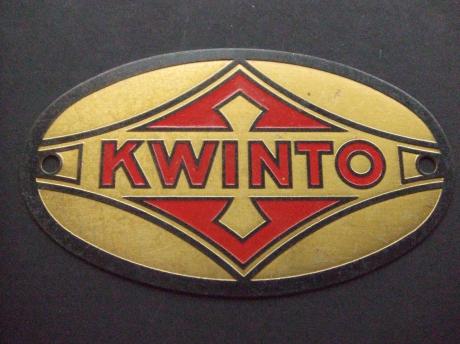 Kwinto rijwielfabriek Zeist fietsplaatje logo